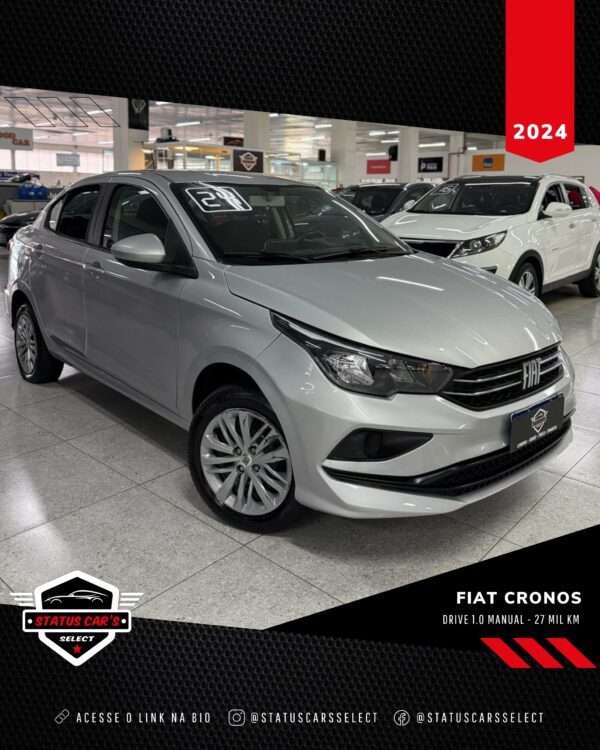 FIAT CRONOS DRIVE 1.0 FLEX 2024 PRATA
