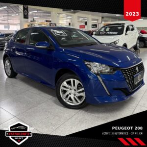 PEUGEOT 208 ACTIVE 1.6 FLEX AUTOMÁTICO 2023 AZUL