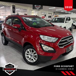 FORD ECOSPORT SE 1.5 FLEX AUTOMÁTICO 2019 VERMELHO