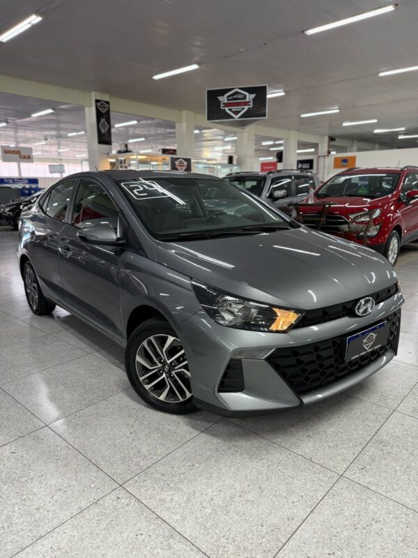 HYUNDAI HB20S LIMITED PLUS 1.0 FLEX 2024 CINZA - Imagem 2