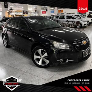 CHEVROLET CRUZE HB LT 1.8 FLEX AUTOMÁTICO 2014 PRETO