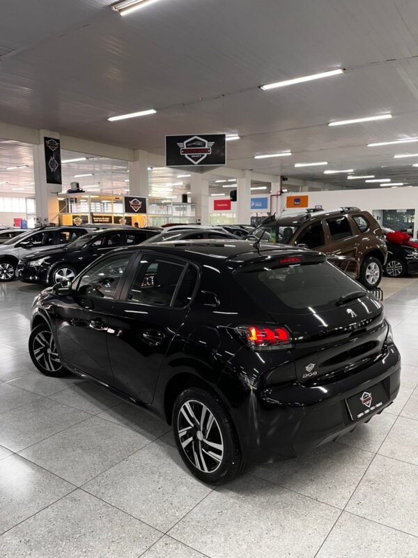 PEUGEOT 208 ACTIVE PACK 1.6 FLEX AUTOMÁTICO COM TETO PANORÂMICO 2021 PRETO - Imagem 3