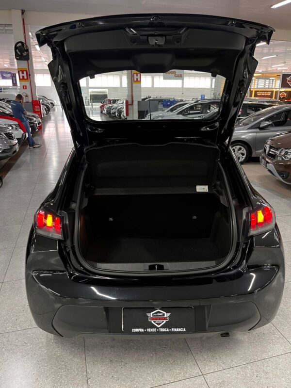 PEUGEOT 208 ACTIVE PACK 1.6 FLEX AUTOMÁTICO COM TETO PANORÂMICO 2021 PRETO - Imagem 6
