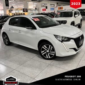 PEUGEOT 208 ACTIVE 1.6 FLEX AUTOMÁTICO 2023 BRANCO